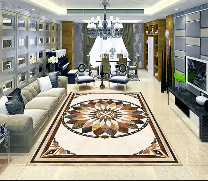 3D Colorful Pattern WG083 Floor Mural Wallpaper AJ Wallpaper 2 