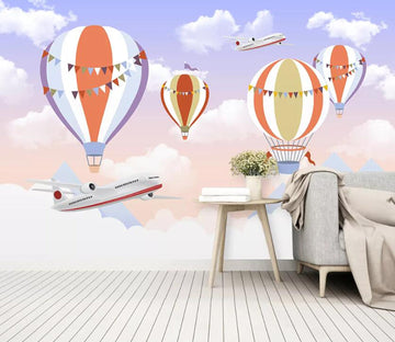 3D Hot Air Balloon WC67 Wall Murals Wallpaper AJ Wallpaper 2 
