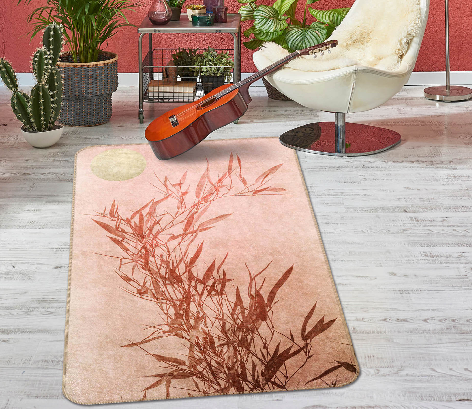 3D Sentimental Touch 1010 Boris Draschoff Rug Non Slip Rug Mat