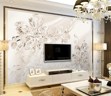 3D Elegant Crystal 559 Wall Murals
