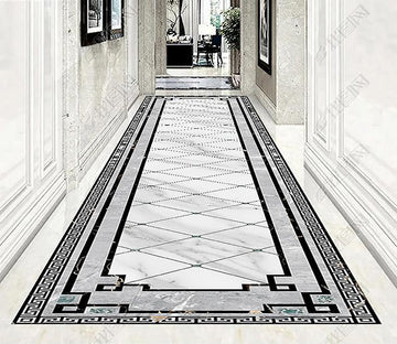 3D Black Marble Pattern WG242 Floor Mural Wallpaper AJ Wallpaper 2 