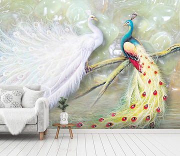 3D Beautiful Peacock 1415 Wall Murals Wallpaper AJ Wallpaper 2 