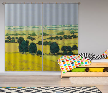 3D Green Meadow 109 Allan P. Friedlander Curtain Curtains Drapes