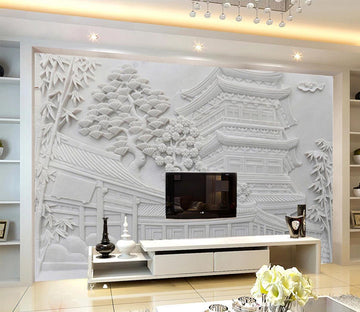 3D Carving Palace WC627 Wall Murals