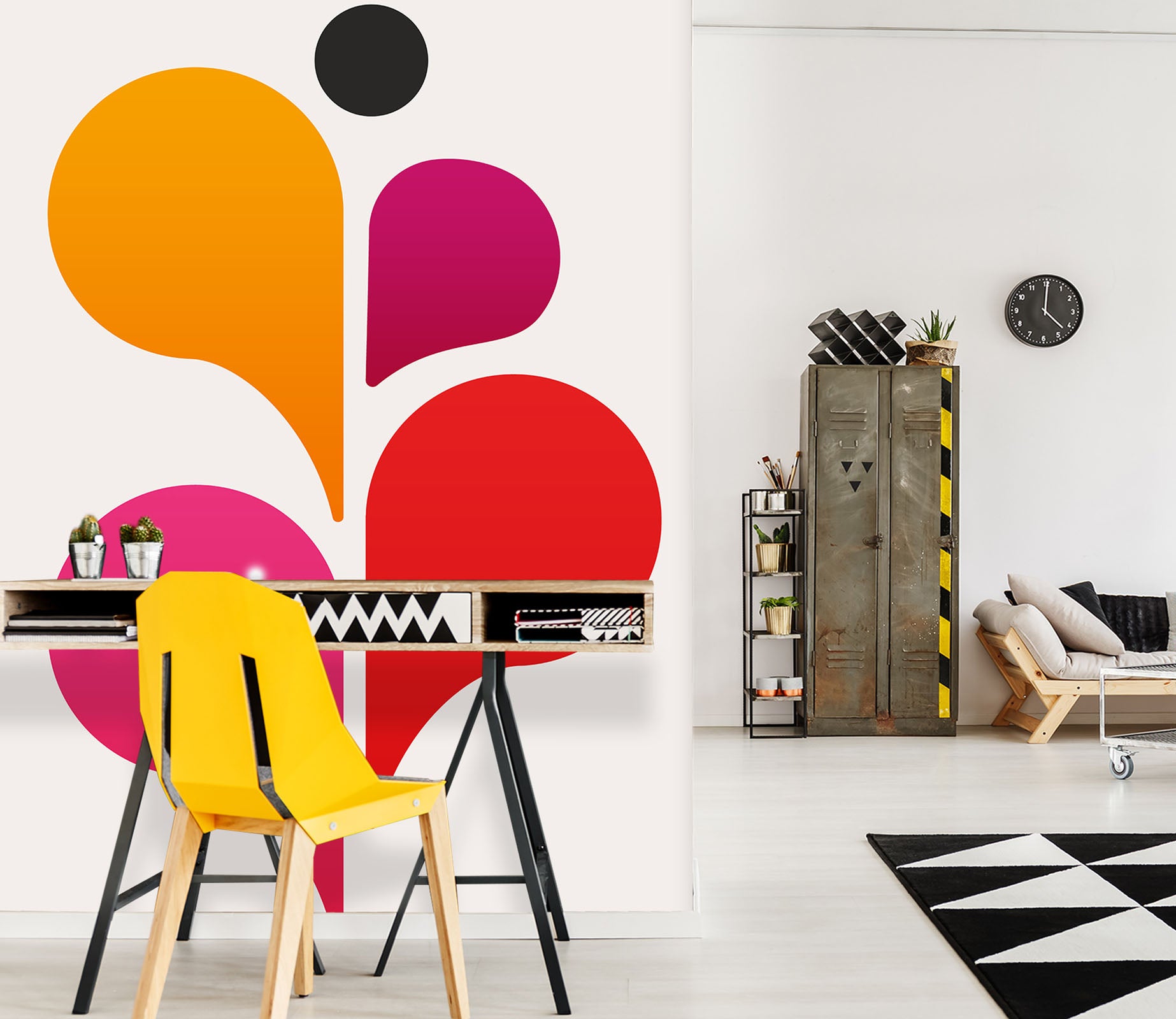 3D Color Pattern 1403 Boris Draschoff Wall Mural Wall Murals