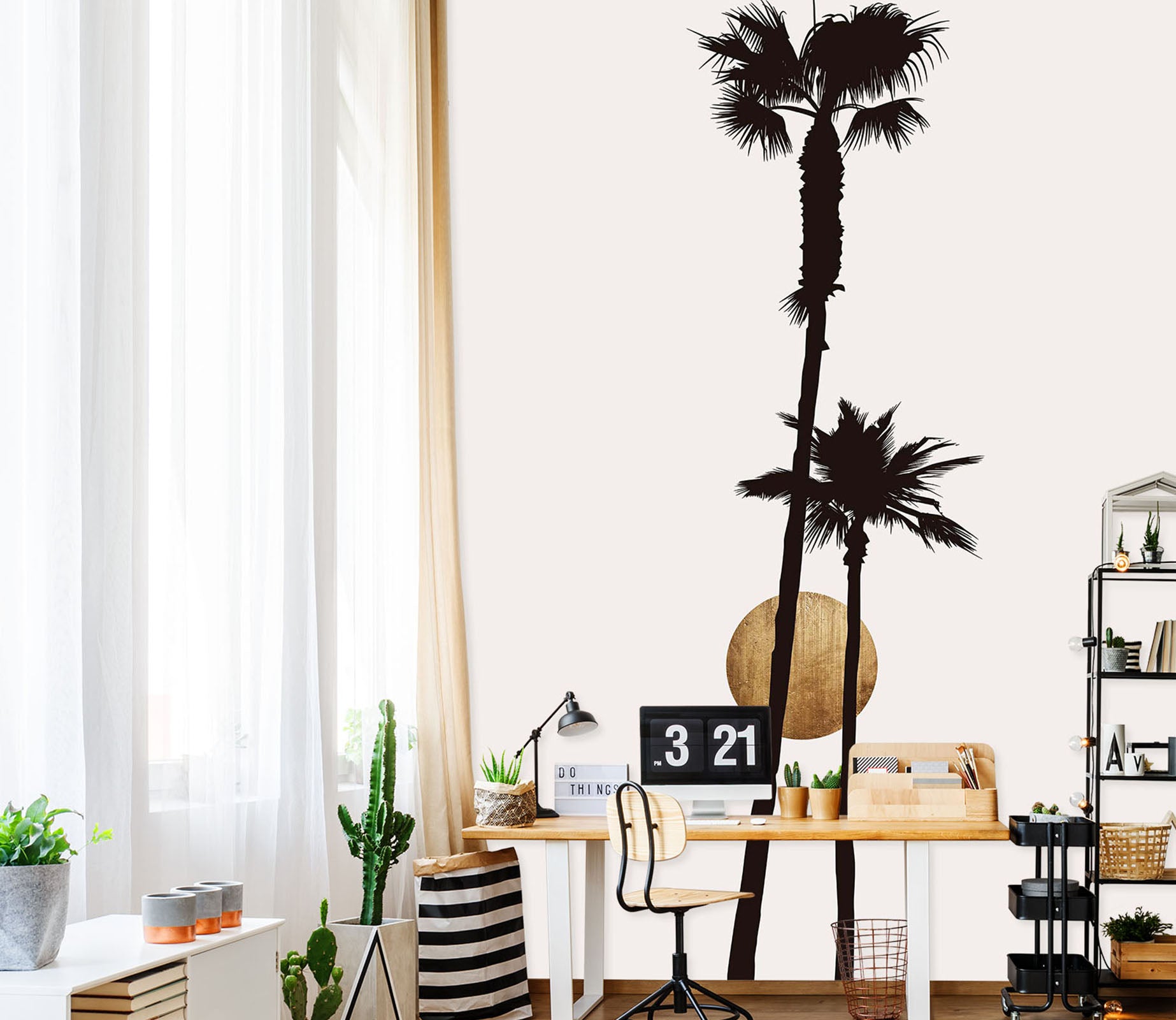 3D Coconut Tree 1494 Boris Draschoff Wall Mural Wall Murals