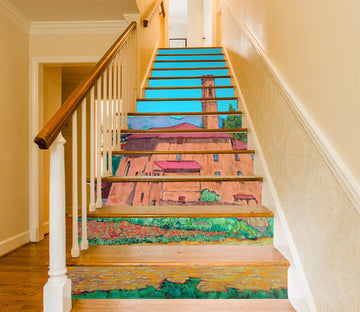 3D Village Road House 90150 Allan P. Friedlander Stair Risers