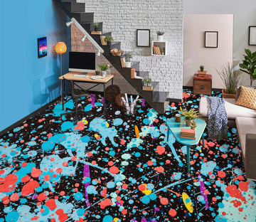 3D Chaos Paints 1154 Floor Mural  Wallpaper Murals Self-Adhesive Removable Print Epoxy