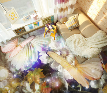 3D Psychedelic Flowers 441 Floor Mural  Wallpaper Murals Rug & Mat Print Epoxy waterproof bath floor