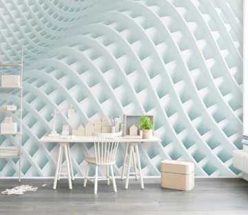 3D White Stripe WG19 Wall Murals Wallpaper AJ Wallpaper 2 