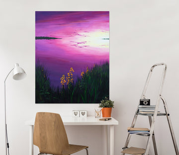 3D Purple Sky 1837 Marina Zotova Wall Sticker