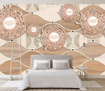 3D Diamond Circle WC417 Wall Murals