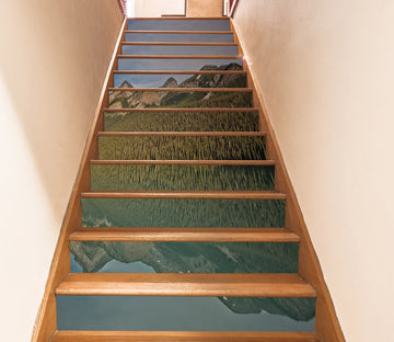 3D Mountain Lake Grass 98221 Kathy Barefield Stair Risers