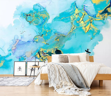 3D Abstract Smudge WC688 Wall Murals
