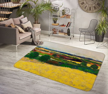 3D Golden Mound 1029 Allan P. Friedlander Rug Non Slip Rug Mat