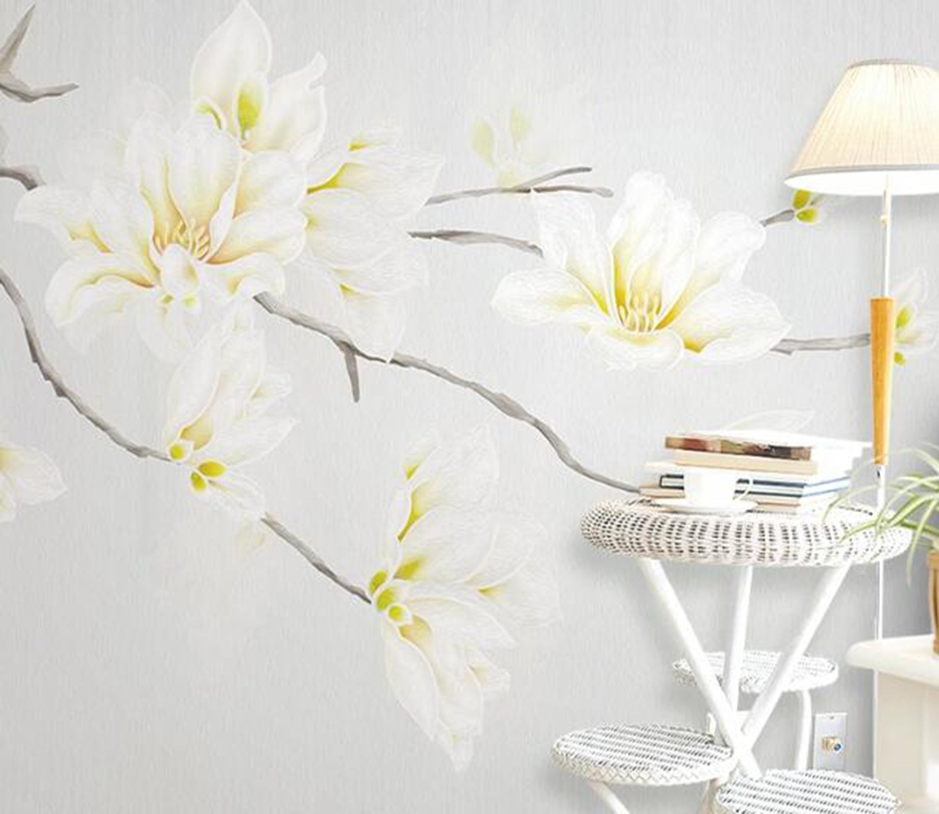 3D Magnolia WC41 Wall Murals Wallpaper AJ Wallpaper 2 