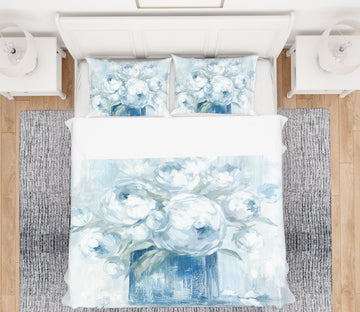 3D White Flower 2162 Debi Coules Bedding Bed Pillowcases Quilt