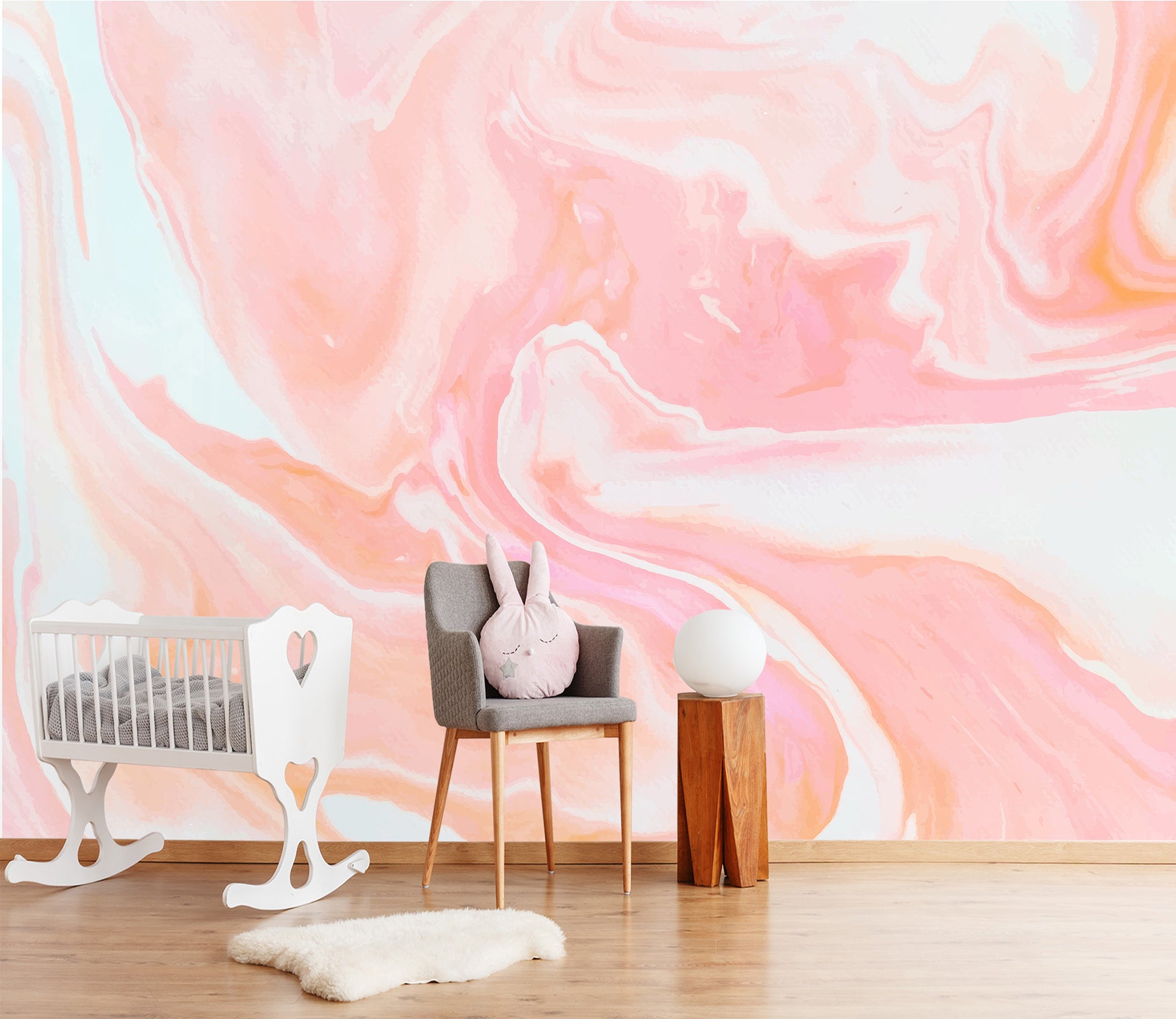 3D Pink Abstract 83 Wall Murals