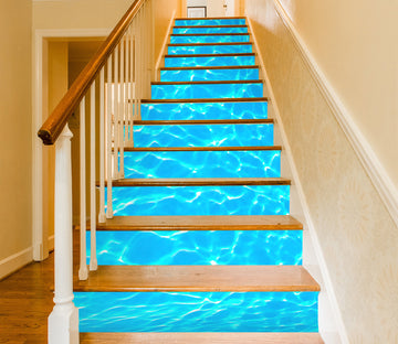 3D Ripples Of Light 036 Stair Risers
