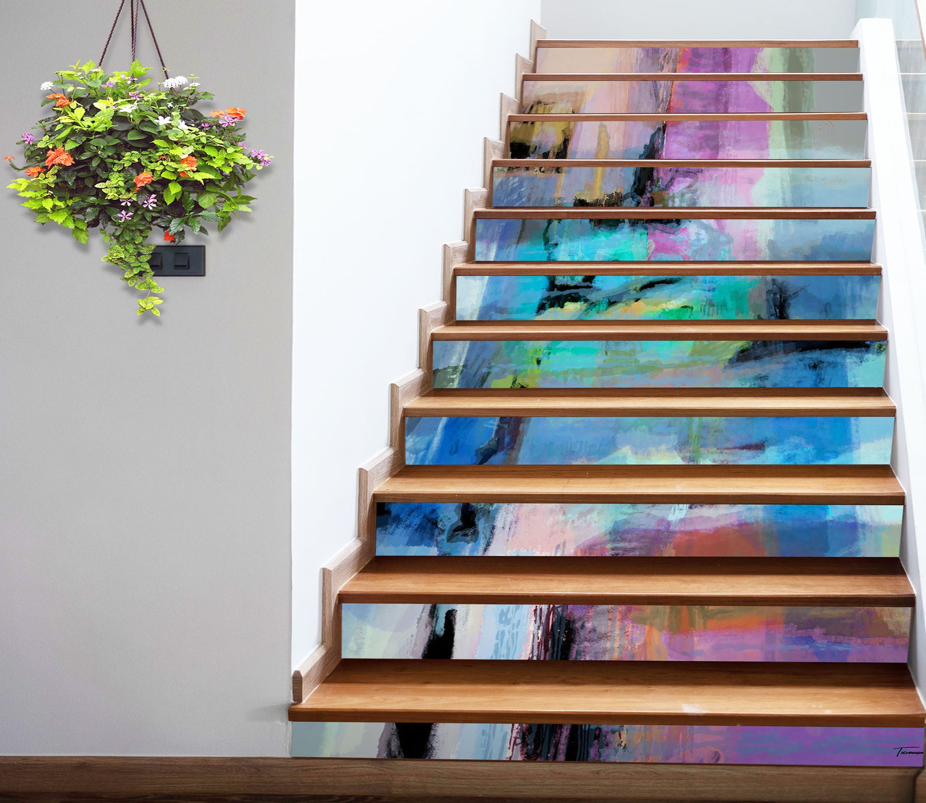 3D Color Paint Brush 104194 Michael Tienhaara Stair Risers
