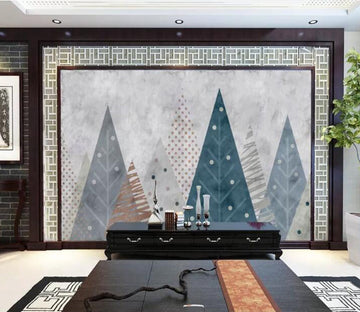 3D Colored Triangle WC91 Wall Murals Wallpaper AJ Wallpaper 2 