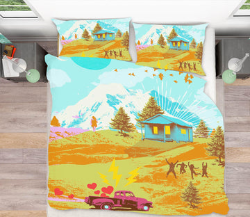 3D Outskirts 2018 Showdeer Bedding Bed Pillowcases Quilt