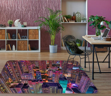 3D Tall Building 1187 Marco Carmassi Rug Non Slip Rug Mat