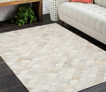 3D Colored Semicircle WG123 Non Slip Rug Mat Mat AJ Creativity Home 