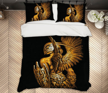3D Shield Wing Metallic Male 6217 Ciruelo Bedding Bed Pillowcases Quilt