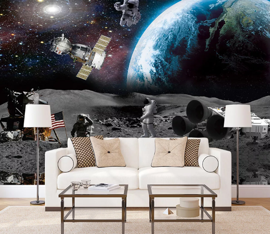 3D Earth Astronaut WC1699 Wall Murals