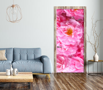 3D Pink Stamens 5081 Assaf Frank Door Mural