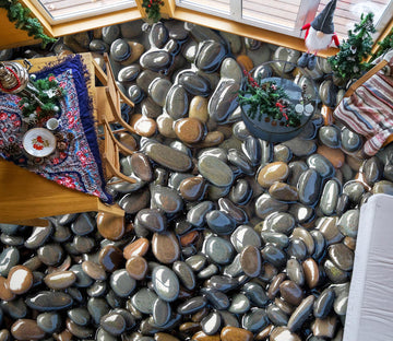 3D Moist Pebbles 1043 Floor Mural  Wallpaper Murals Self-Adhesive Removable Print Epoxy