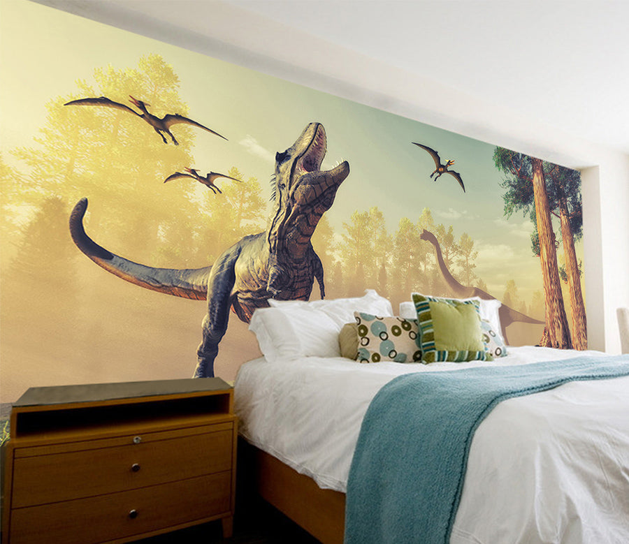3D Dinosaur Overlord 1584 Wall Murals