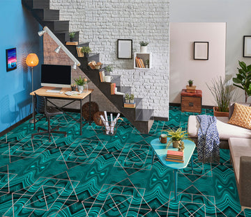 3D Green Pattern 102113 Andrea Haase Floor Mural  Wallpaper Murals Self-Adhesive Removable Print Epoxy