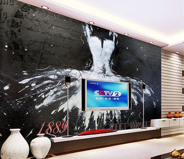 3D Ballet Costume WG177 Wall Murals