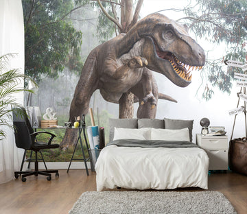 3D Dinosaur Tree 416 Wall Murals