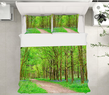 3D Green Grass Path 6996 Assaf Frank Bedding Bed Pillowcases Quilt Cover Duvet Cover