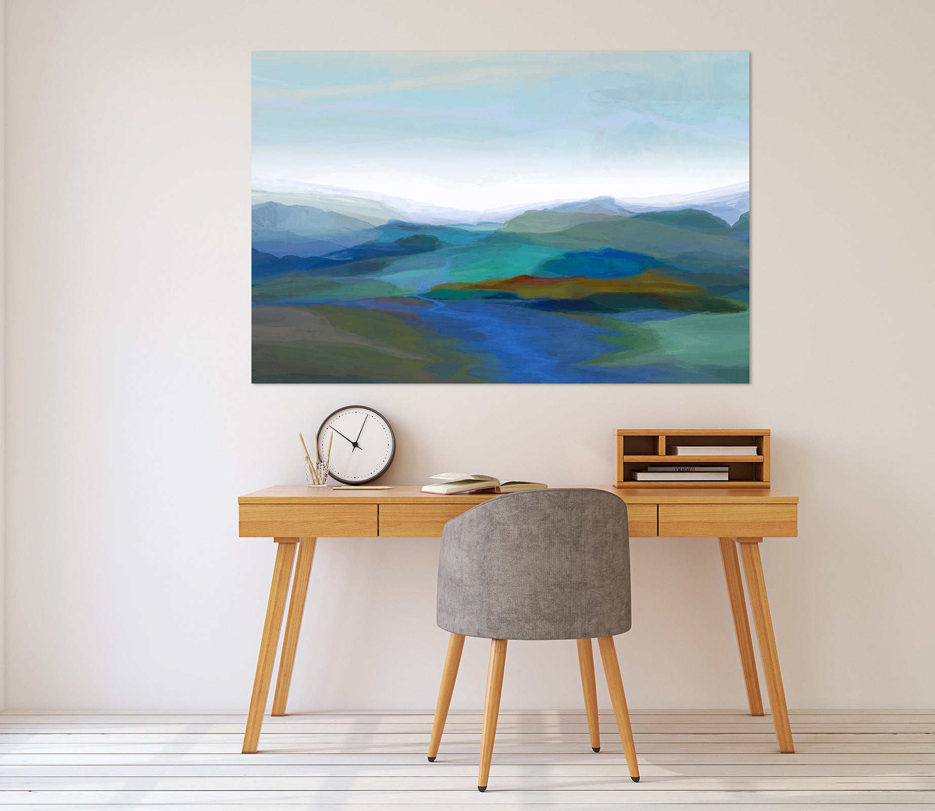 3D Rolling Hills 020 Michael Tienhaara Wall Sticker