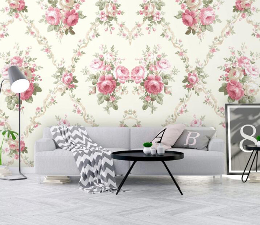3D Rose Connection 444 Wall Murals