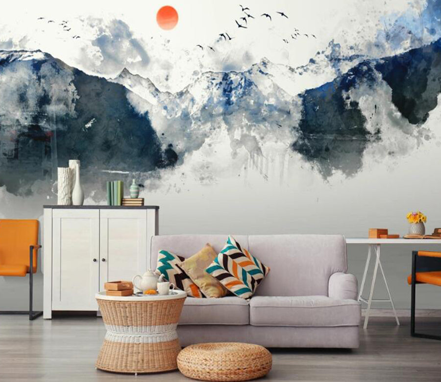 3D Landscape Scroll 649 Wall Murals