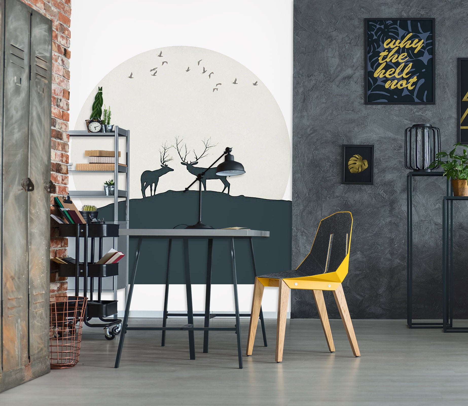 3D Valley Fawn 062 Wall Murals