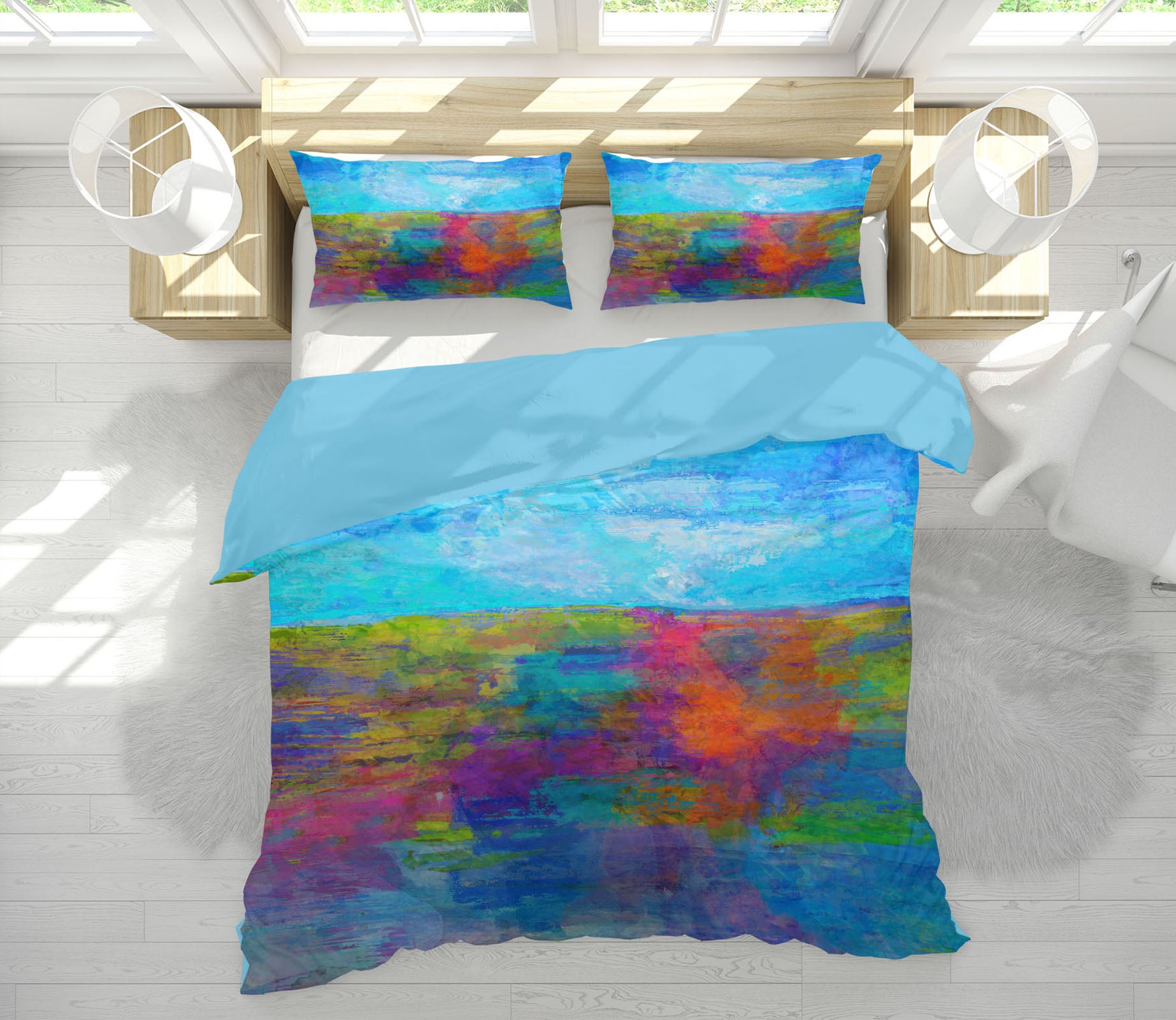 3D Colored Sea Floor 2116 Michael Tienhaara Bedding Bed Pillowcases Quilt