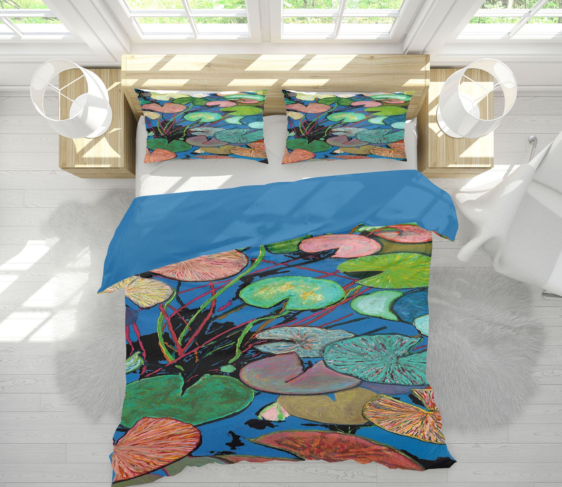3D Sparkling Pond 1173 Allan P. Friedlander Bedding Bed Pillowcases Quilt