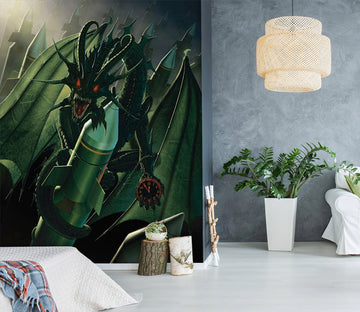 3D Doom Dragon 1508 Wall Murals Exclusive Designer Vincent Wallpaper AJ Wallpaper 