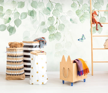 3D Fresh Leaves Rural 007 Wall Murals Wallpaper AJ Wallpaper 2 