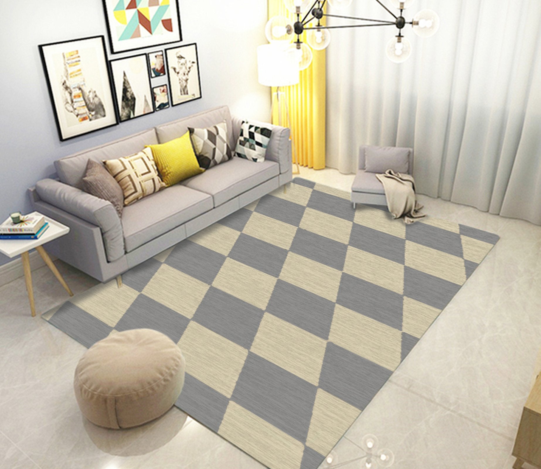 3D Color Pattern WG279 Non Slip Rug Mat Mat AJ Creativity Home 