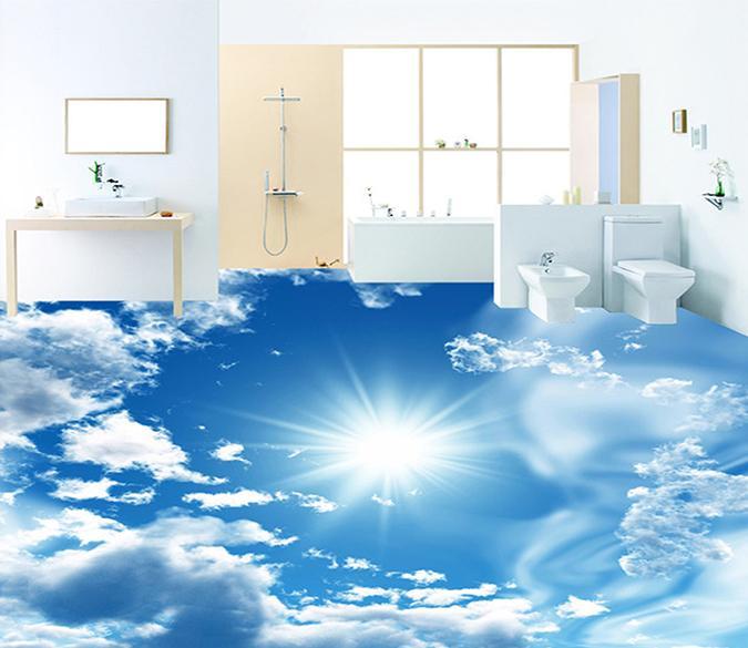 3D Baiyun Sunshine WG261 Floor Mural Wallpaper AJ Wallpaper 2 