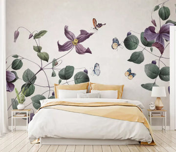 3D Bee Flower WC2067 Wall Murals