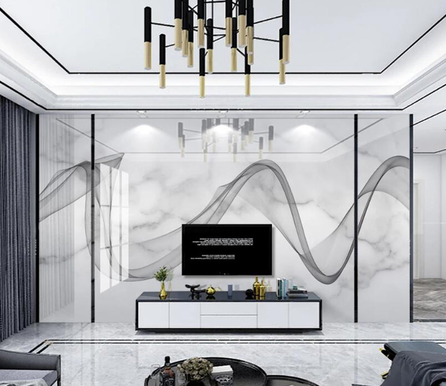 3D Ethereal Ribbon 295 Wall Murals