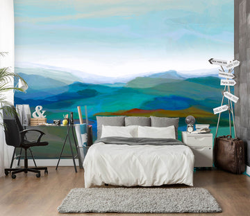 3D Valley Undulation 1420 Michael Tienhaara Wall Mural Wall Murals